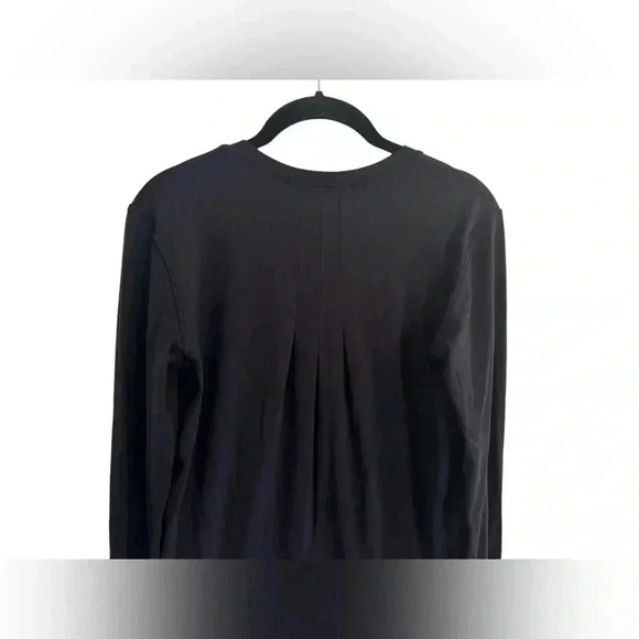 Lululemon Rush Hour Black Long Sleeve Thumb Hole Top Run Zip Pocket Size 2 - Picture 8 of 13